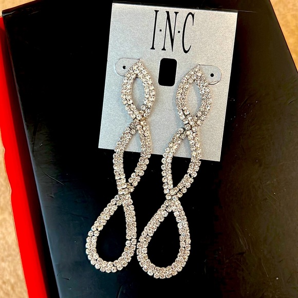 Brand New Infinity drop earrings by INC - Picture 1 of 3